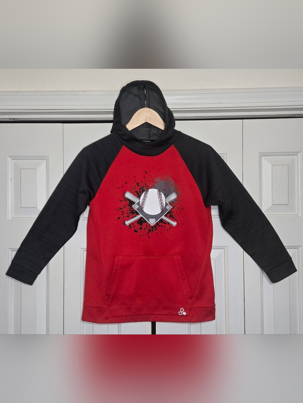 Tek Gear WarmTek Boys Baseball Hoodie | Size L (14/16)